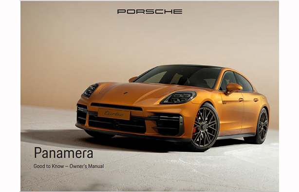 Owners Manual Book - Panamera : Suncoast Porsche Parts & Accessories